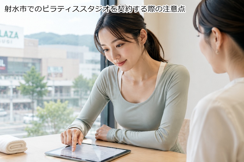 射水市でのピラティススタジオを契約する際の注意点