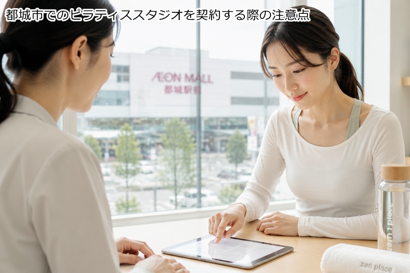 都城市でのピラティススタジオを契約する際の注意点