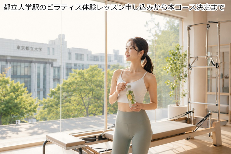 都立大学駅のピラティス体験レッスン申し込みから本コース決定まで