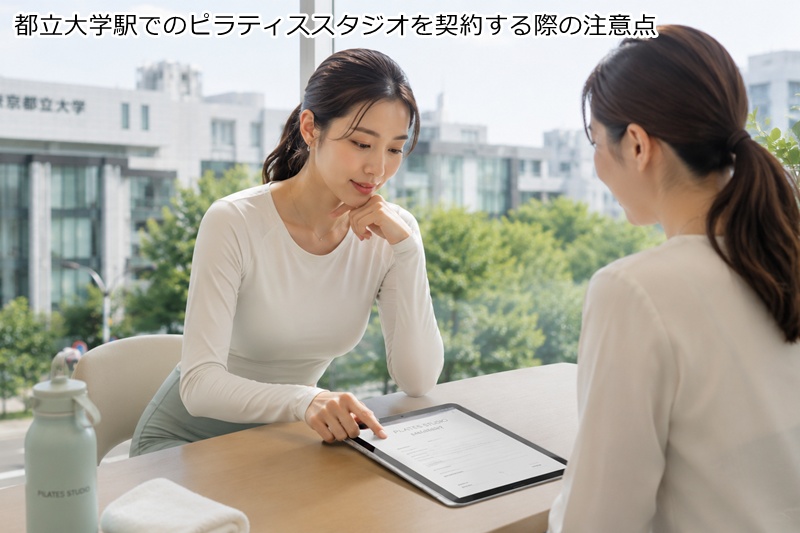 都立大学駅でのピラティススタジオを契約する際の注意点