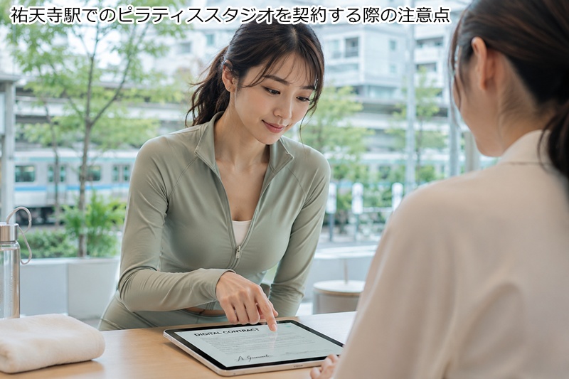 祐天寺駅でのピラティススタジオを契約する際の注意点