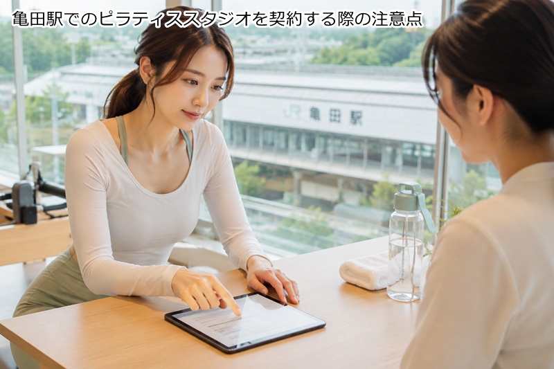 亀田駅でのピラティススタジオを契約する際の注意点