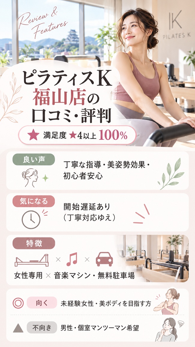 ぴrたヒスk福山店の口コミとおすすめする人のまとめ図解