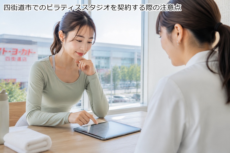 四街道市でのピラティススタジオを契約する際の注意点