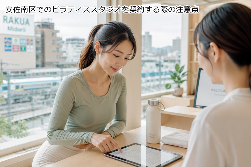 安佐南区でのピラティススタジオを契約する際の注意点
