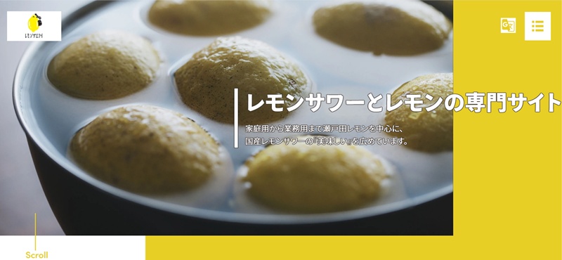 レモンサワーとレモンの専門サイト